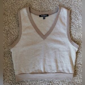 Mixed Threads Cropped Vest Top